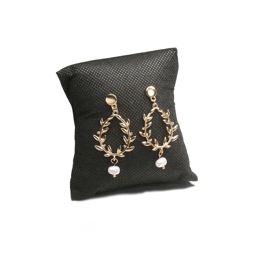 Женские серьги в стиле панк 2 шт./компл. подвески с жемчугом комплект золотых