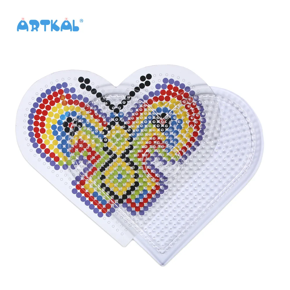 Бусины Artkal Fuse в форме сердца с мультяшным рисунком для Midi 5 мм бусины пиксели