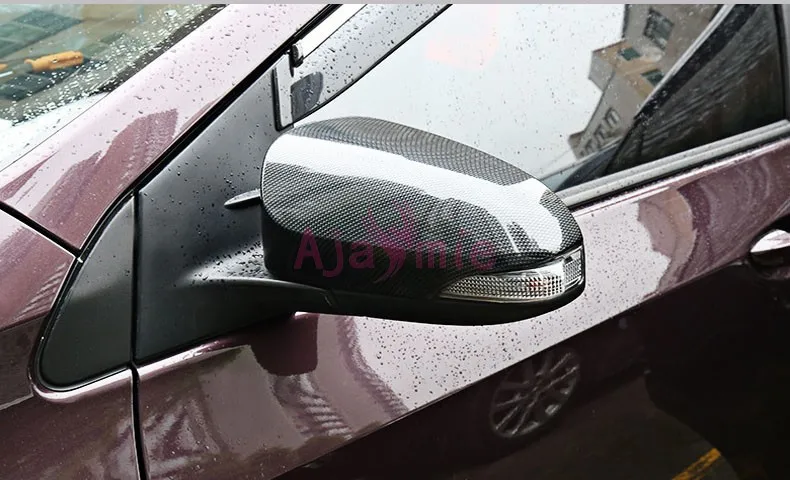 Для Toyota Yaris 2012 2013 2014 углеродное волокно цветной автомобильный Стайлинг чехол для