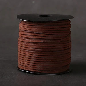 10 Yard Chainho, 10 ярдов, ручная плетеная веревка, ожерелье Бархатная веревка для ручного DIY аксессуары для одежды, искусственная кожа оленья веревка - Цвет: 10 Yard