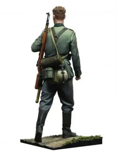 Масштаб 1/35 Неокрашенная фигурка солдата из смолы|Наборы для сборки моделей| |