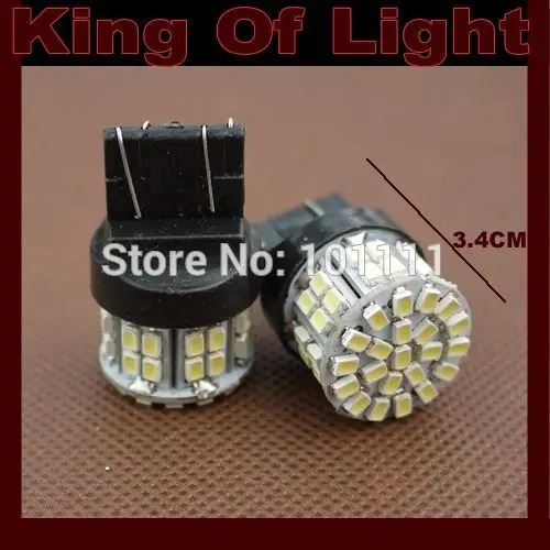 2x высококачественный светодиодный Стайлинг автомобиля T20 W21/5W 50smd 7443 50 S SMD 3020 1206