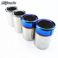 car styling chrome exhaust silencer tip pipe rear pipe for bmw 3 series 320li 320i 316li tail throat lining accessories