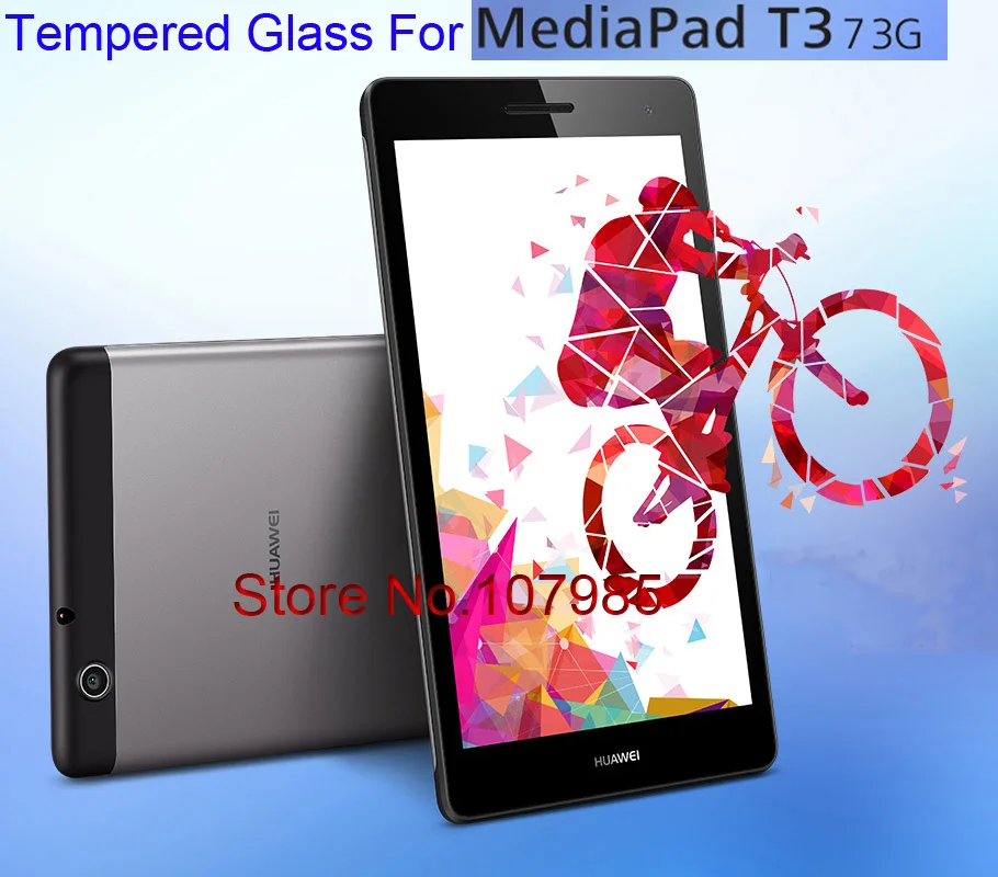 Настоящее стекло 9H закаленное Защитная пленка для экрана Huawei MediaPad T3 7.0 3G 7 &quotΦ