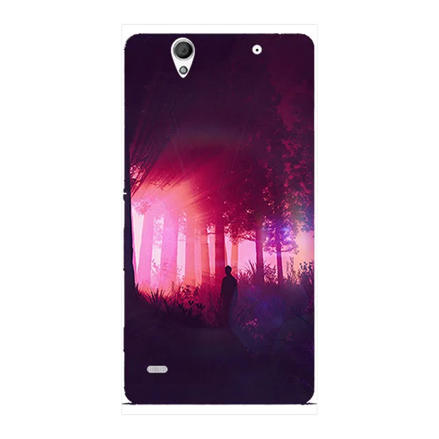 L116 Мягкие чехлы для телефонов sony Xperia C4 Dual E5333 E5306 E5303 E5353 E5343 E5363 чехлы на заднюю панель кожаные сумки для sony c4 Xperia C 4 - Цвет: L116
