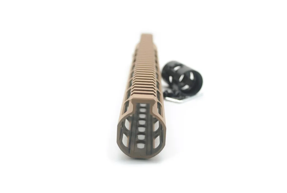 15 ''Inch AR15 Free Float Keymod Handguard Picatinny Rail Mount System Fit .223|free float|tan tanningar15 free float handguard |