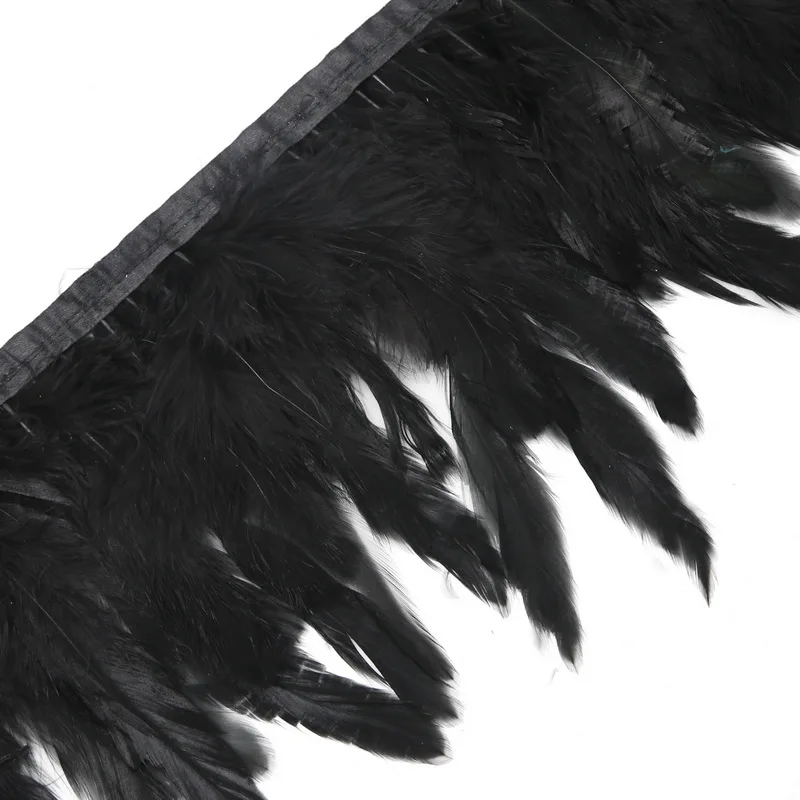 10-15 см разноцветная лента для обрезки перьев в виде курицы петуха хвоста