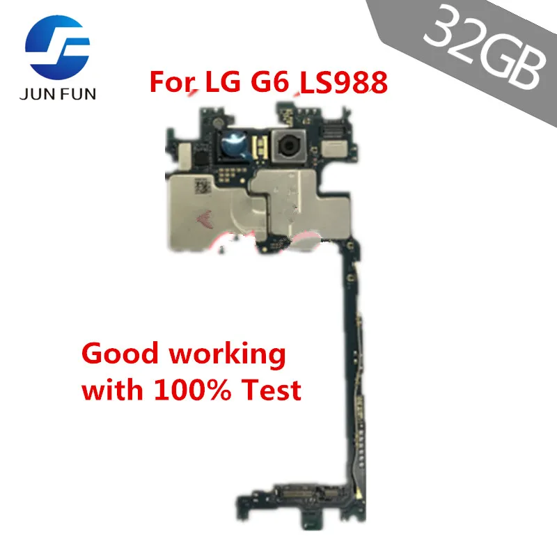 Бренд JUN FUN разблокированный рабочий для LG G6 LS988 материнская плата Тесты 100%