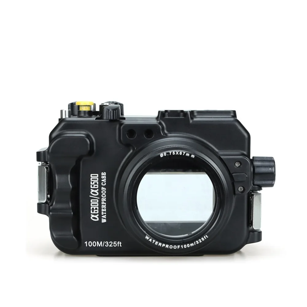 Pro 325ft 100 м Алюминий Камера лампы проектора Sony A6500 совместим с A6300 подводный Водонепроницаемый чехол