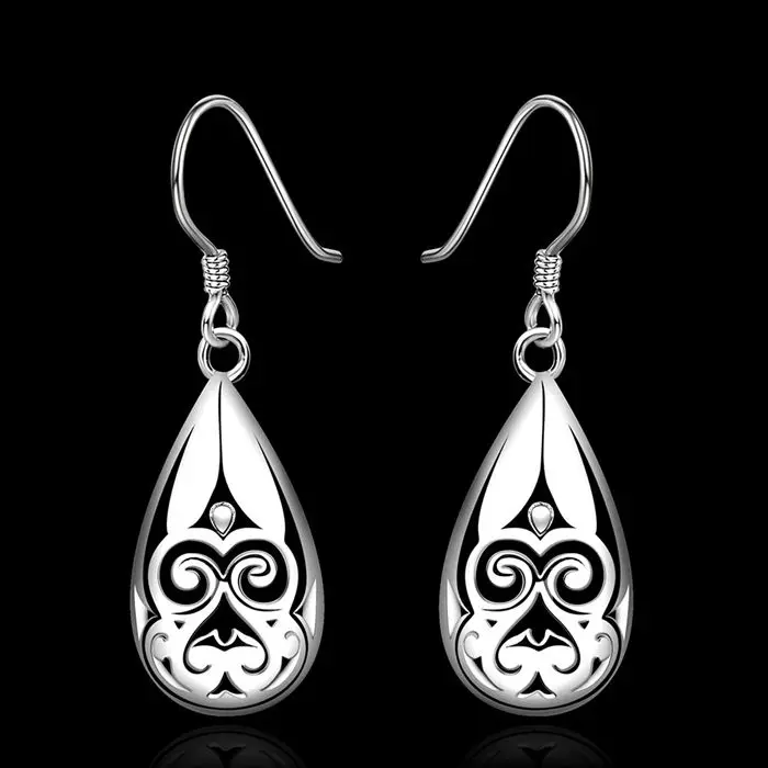 Женские серьги с серебряным покрытием 925 пробы|women earrings|nickle freeearrings free shipping |