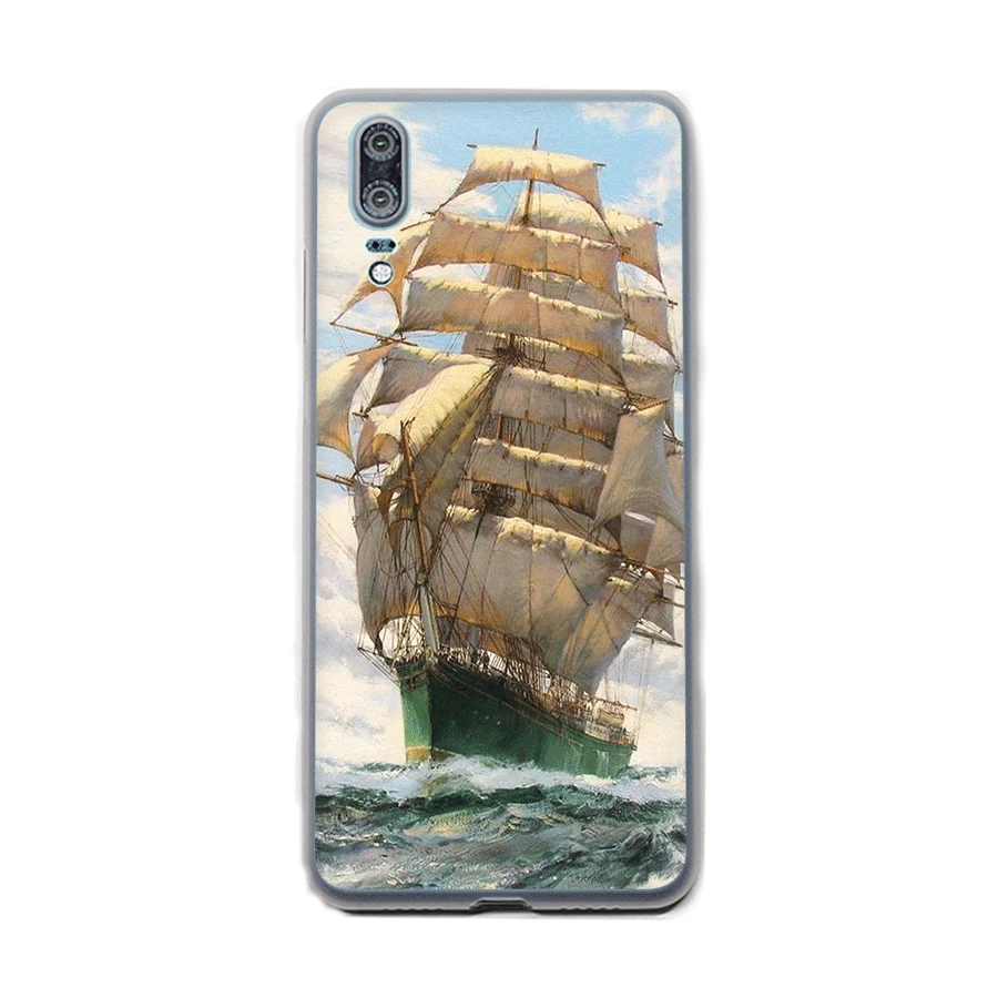 Desxz Pirate Ship Case For Huawei Honor 6A 6C 7A Pro 7C 7X 8X 9 10 Lite Note 8C Play Cover Shell | Мобильные телефоны и
