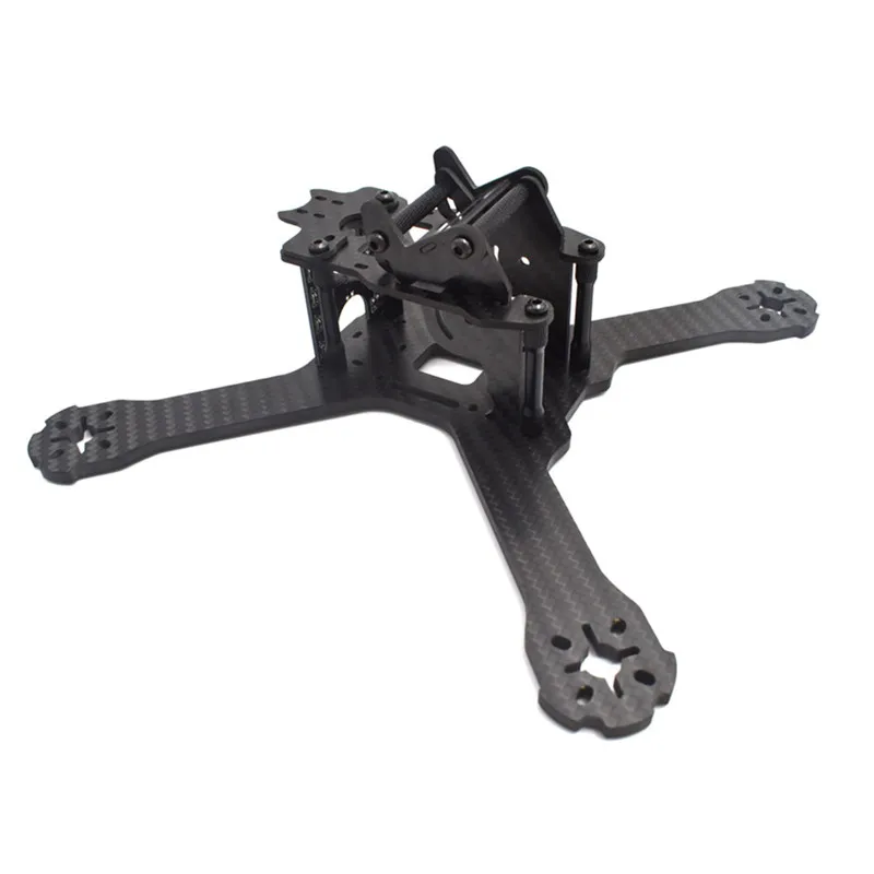 Realacc X210 V + 214 мм 6 K Carbon Fiber FPV Racing Frame 4 Рамка Рукоятки w/светодиодный доска для
