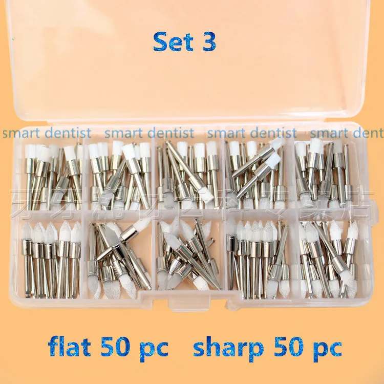 80 шт. набор инструментов для стоматолога полировальная щетка полировщик