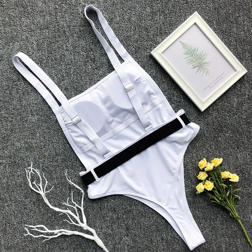 DIY длинный ремешок обёрточная вокруг 2019 Женская одежда для плавания цельный