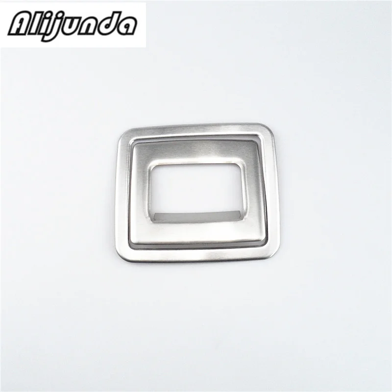 

Car styling cover stainless steel Body switch button Replacement rubber frame with lamp panel for VW Golf7 Golf 7 2014 2015 201