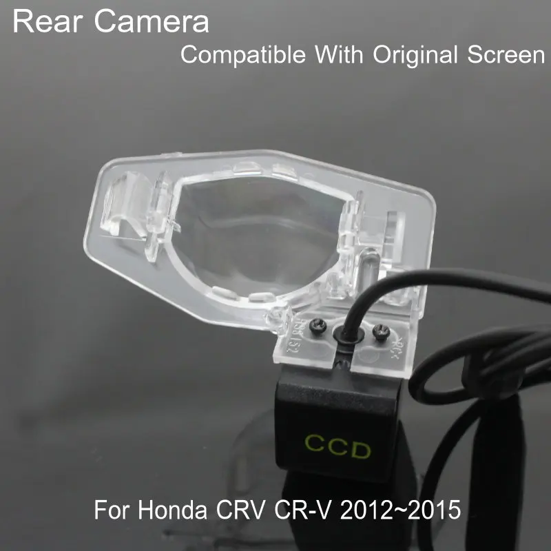 Для Honda CRV CR-V 2012~ /RCA и экран Совместимость/HD камера заднего вида для автомобиля наборы/камера заднего вида