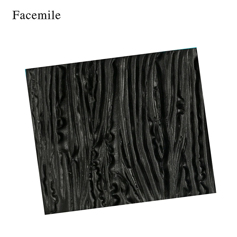 1 шт. дерево коры линия текстура полоса помадка торт форма пищевого силикона