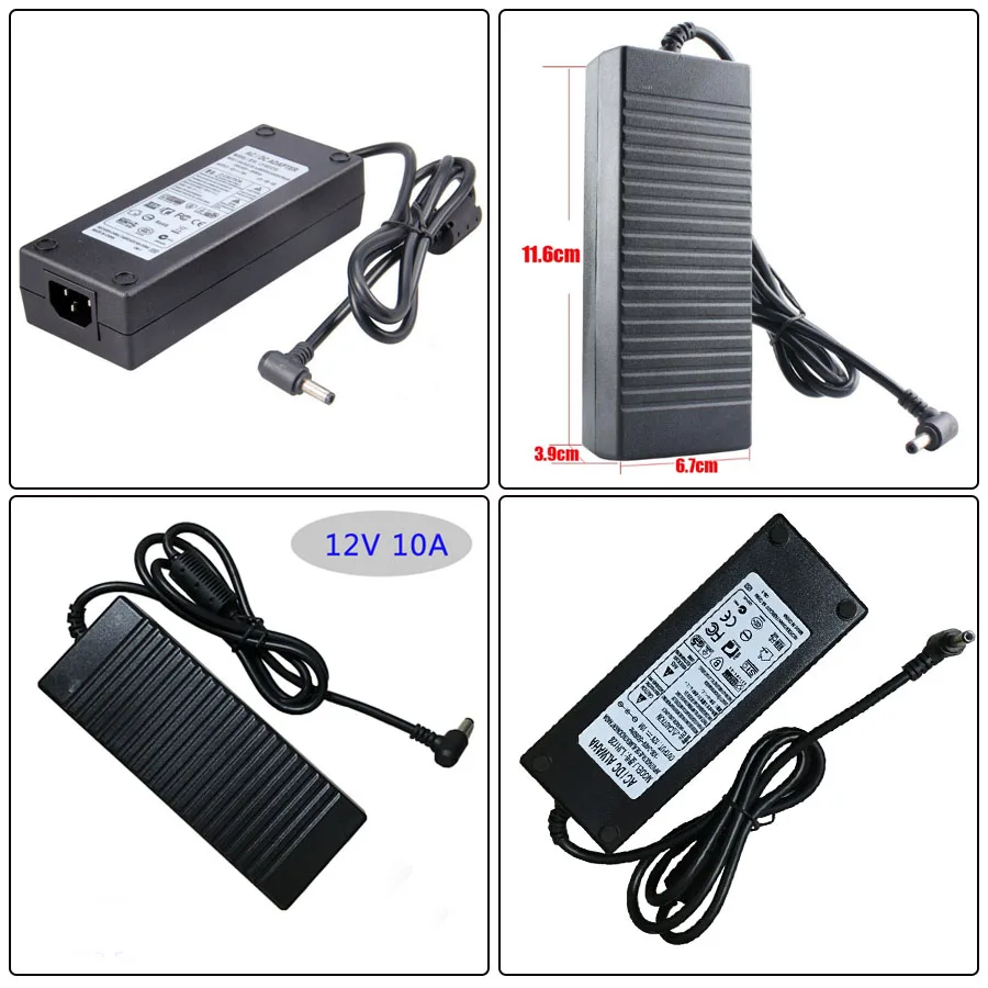 BLYN LED Power Supply 12V AC110V/220V Light Transformer 5.5x2.1mm 36W 60W 100W 120W For CCTV Camera Adapter Driver | Лампы и освещение