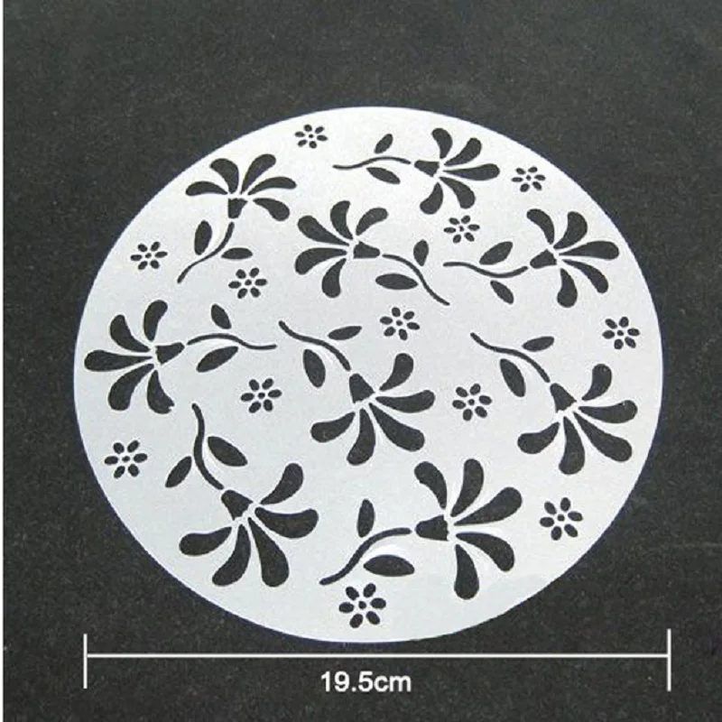 4 шт круглый помадка Печенье Мука Сахар С Днем Рождения Форма резак для торта