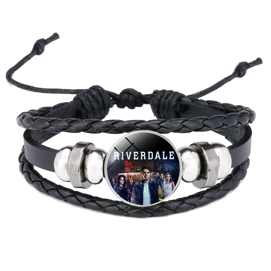 Ривердейл браслет Украшения для мужчин из натуральной кожи Многослойные