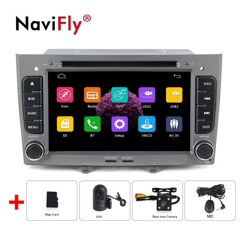 car dvd camera DVR G 2Din автомобильный dvd-плеер радио аудио для peugeot 308 408 308SW с gps навигацией BT RDS SD 1080P видео микрофонная карта - Цвет: car dvd camera DVR G