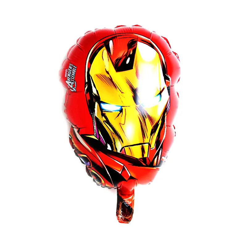Iron HD 1 шт./лот 18 дюймов шары из фольги Мстители супер герой гелиевые шары Капитан Америка шарик в виде СУПЕРМЕНА для мальчиков на день рождения - Цвет: Iron HD