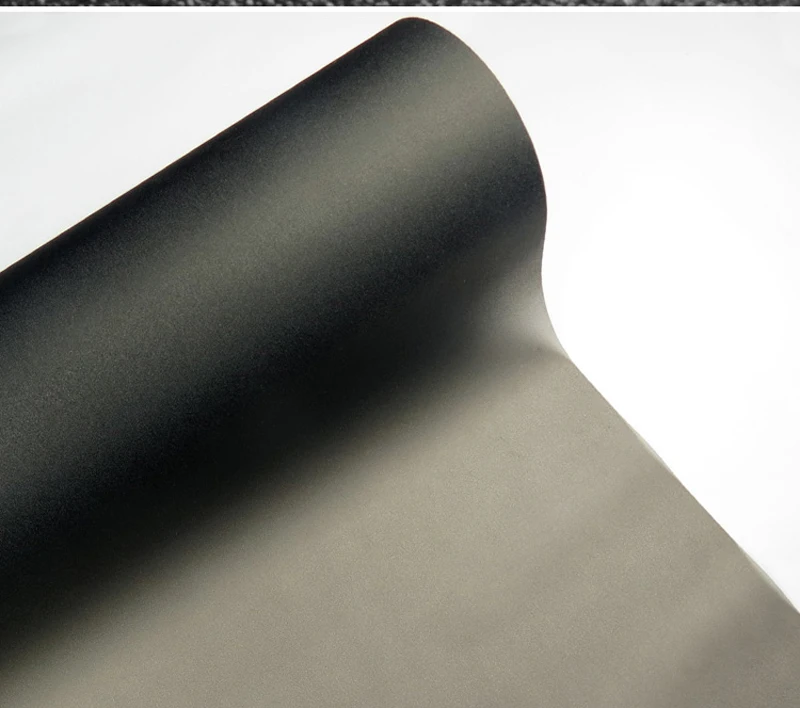 Статическая пластиковая пленка без клея к стеклу матовые черные полупрозрачные