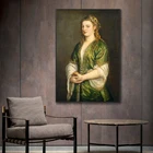 Картина-постеры и принты на холсте, картина маслом 16-го портрета женщины для гостиной, домашний декор без рамки