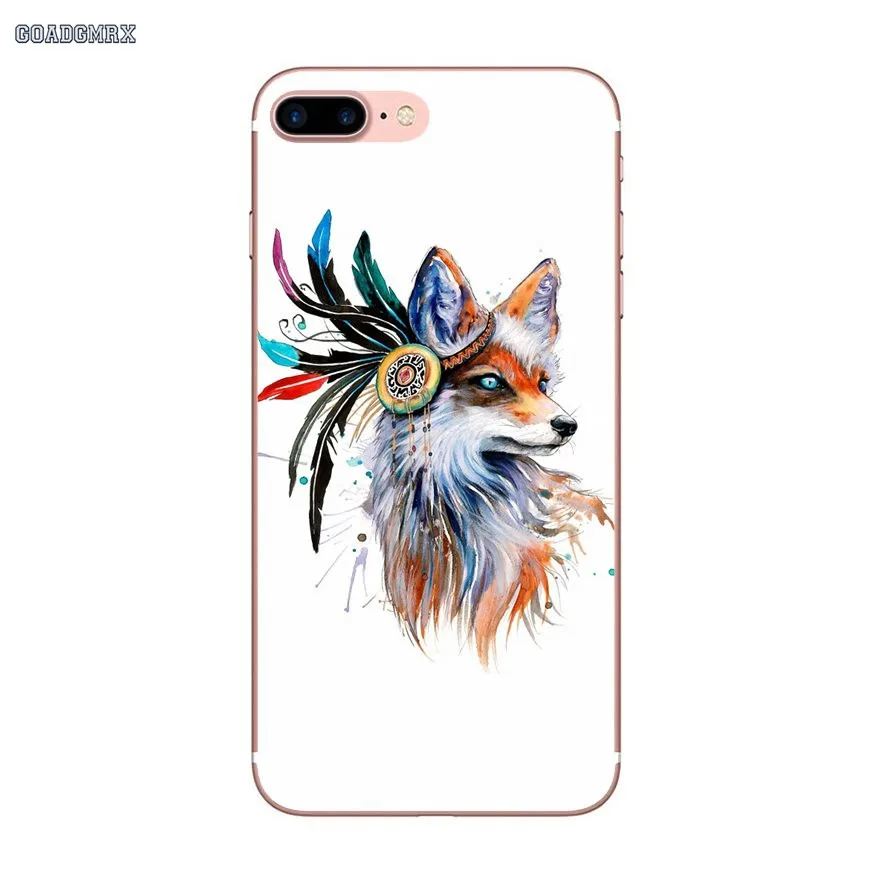 Силиконовые чехлы мультфильм лиса милый чехол для Xiaomi Redmi 3 3S 4 16G 32G 4A 4X Note 5 5A Pro Mi 4I 4C