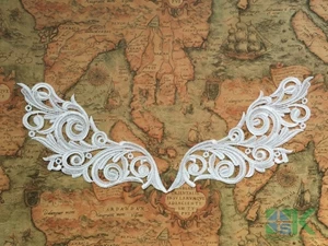 Оптовая 5 Пара Новый Дизайн кружева свадебное платье фата аппликация свадебный