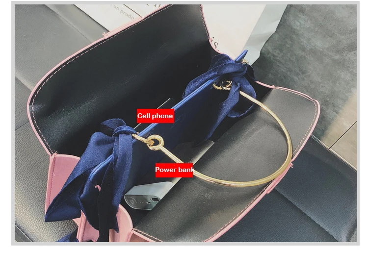New Fashion Ribbons Ladies For Handbag Pink Crossbody Shoulder Slung Magnetic Buckle Bag Vintage Bow Tiet orebki damskie Bags | Багаж и