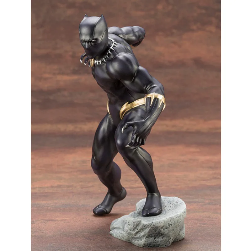 Marvel фигурка Мстители Черная пантера игрушки Kotobukiya Artfx статуя 1/10 масштаб