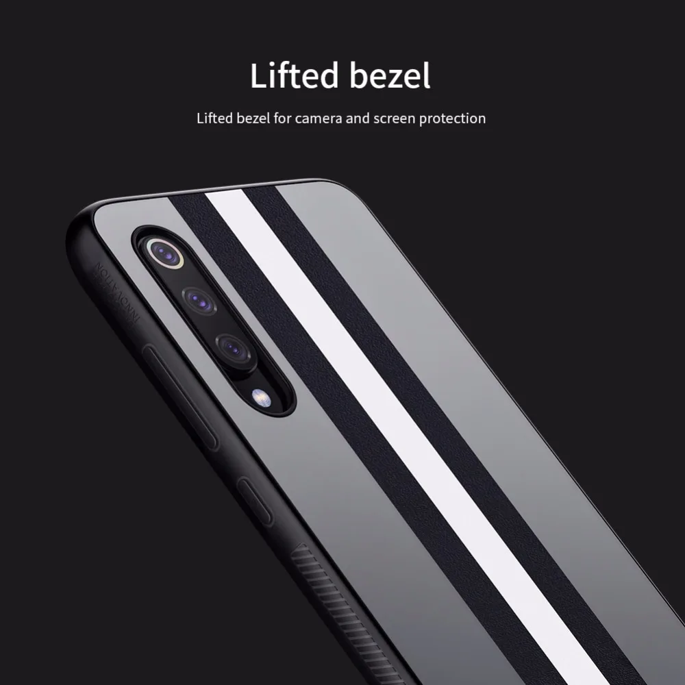Чехол NILLKIN В Полоску Для Xiaomi mi9/mi9 Explore ore Cover светоотражающий водостойкий нескользящий тонкий светильник