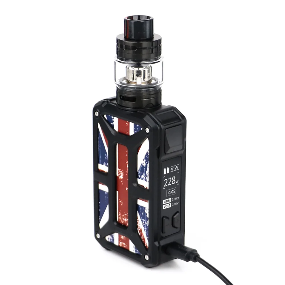 Электронная сигарета Rincoe Mechman Mesh Vape kit 228 Вт Mod с сетчатым баком подходит для