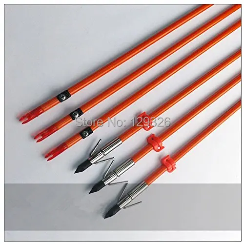 Бесплатная доставка GPP 32 дюйма оранжевые охотничьи стрелы для ловли Bowfishing с