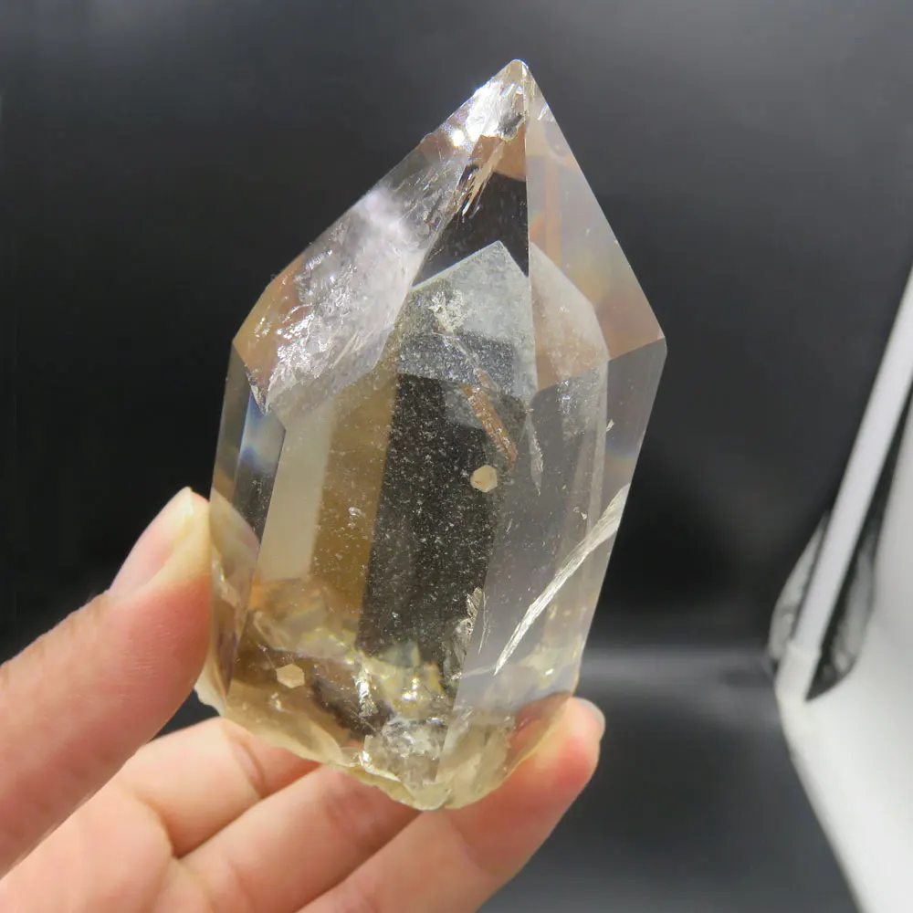 254g РЕДКИЙ AAA + Rock прозрачный кварцевый кристалл точечная палочка белый призрак
