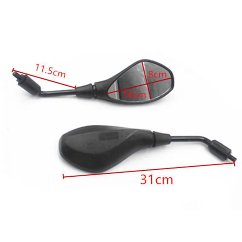 Motorcycle Black 10mm Rear View Mirrors For BMW F800GS F650GS F800R 2008-2011 Suzuki GSR400 600 Ducati M620 M695 Husqvarna | Автомобили и