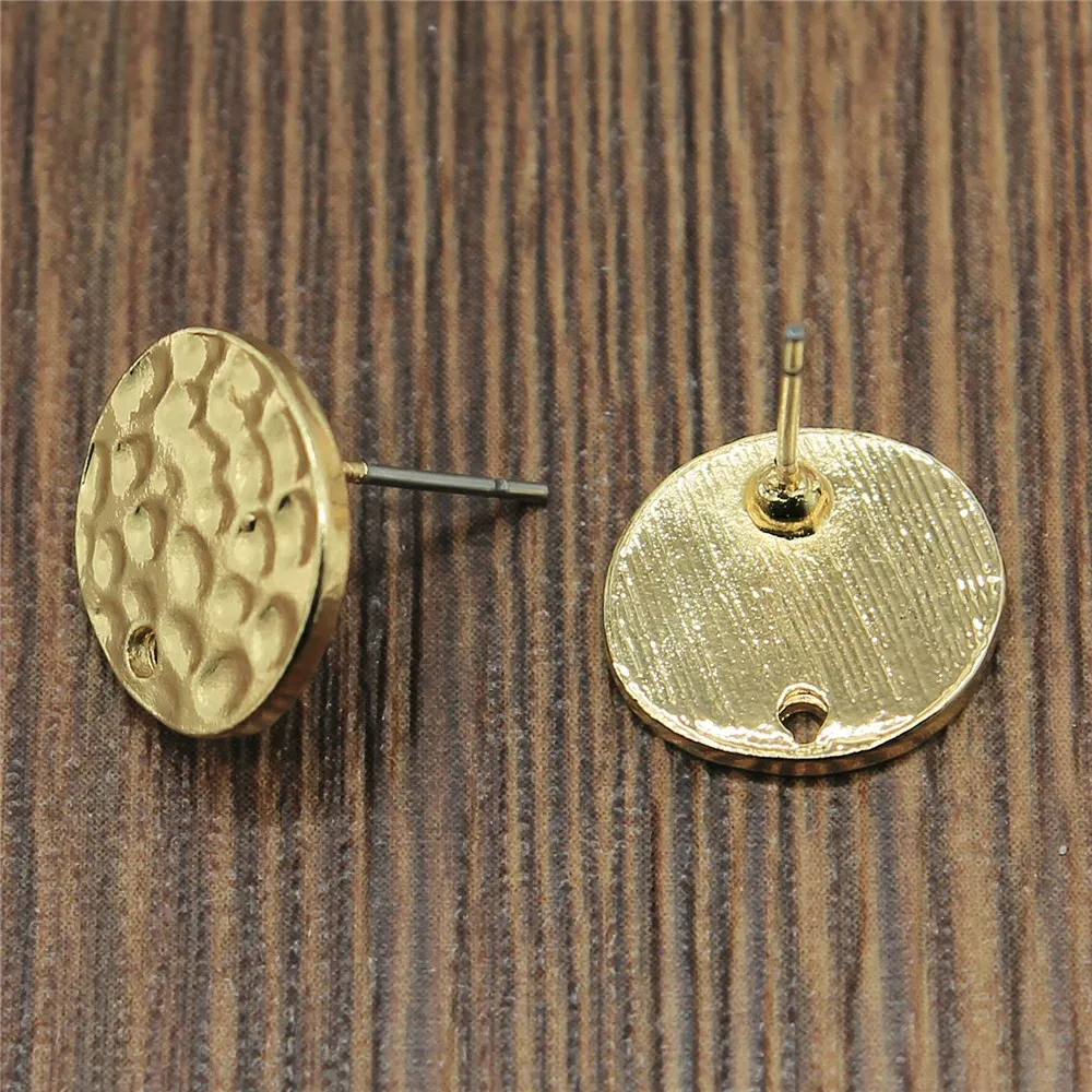 K4019-13x12mm 2 шт золотые искаженные серьги соединители серьги изготовление фурнитура аксессуары серьги основа соединители Linker - Цвет: K4019-13x12mm