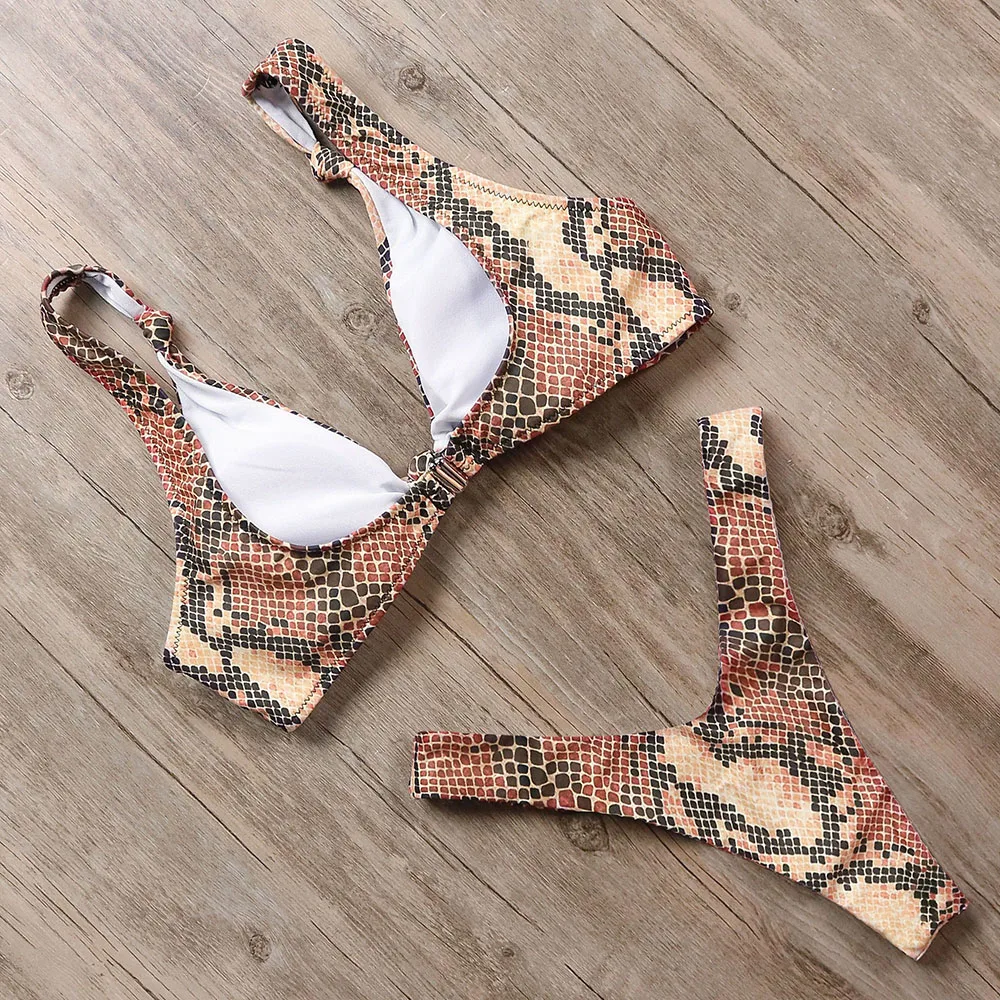 Женский купальник с бантиком MOOSKINI бикини пуш ап Бразильское со стрингами 2019| |