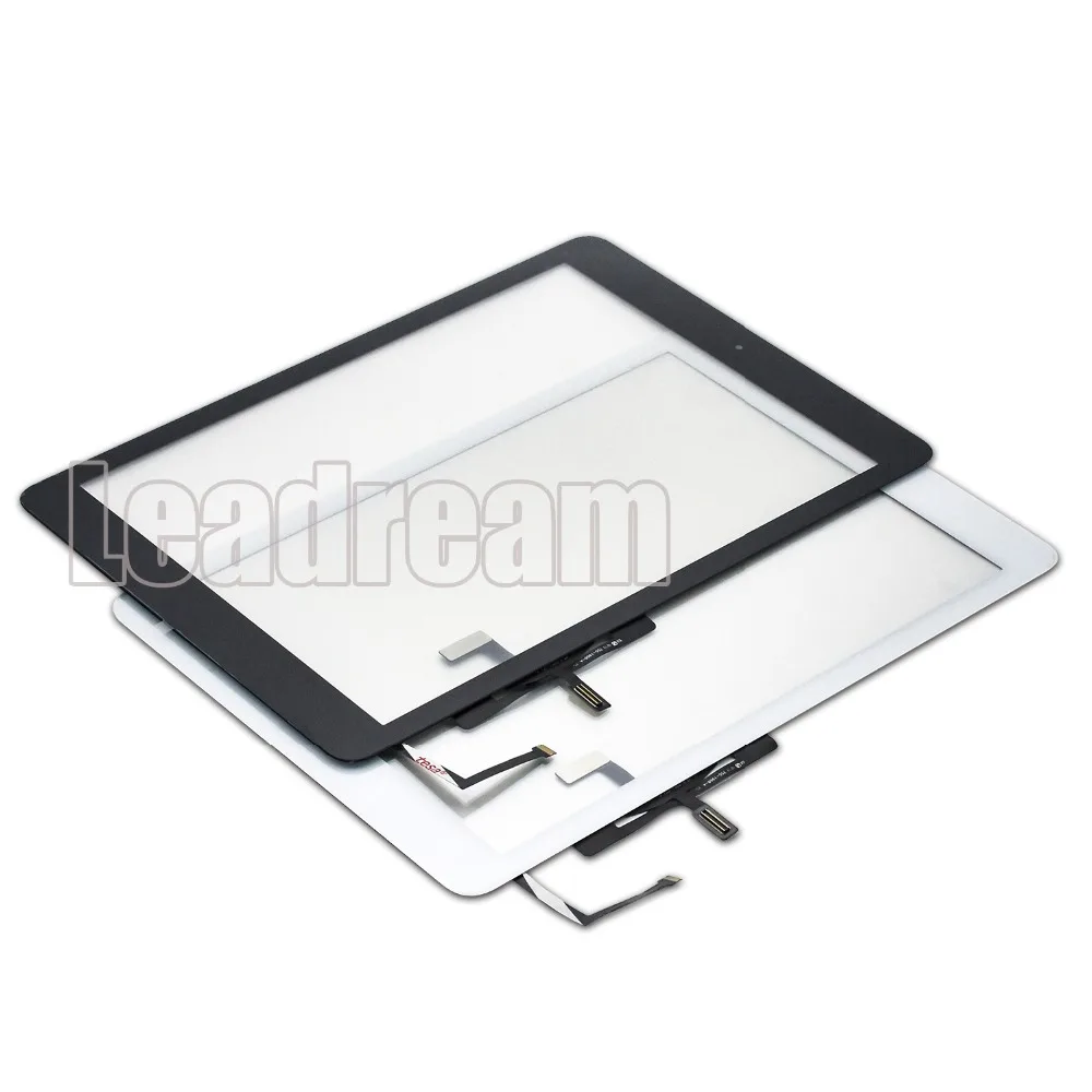 10 шт. DHL сенсорный экран стеклянная панель дигитайзер для iPad Air включает в себя