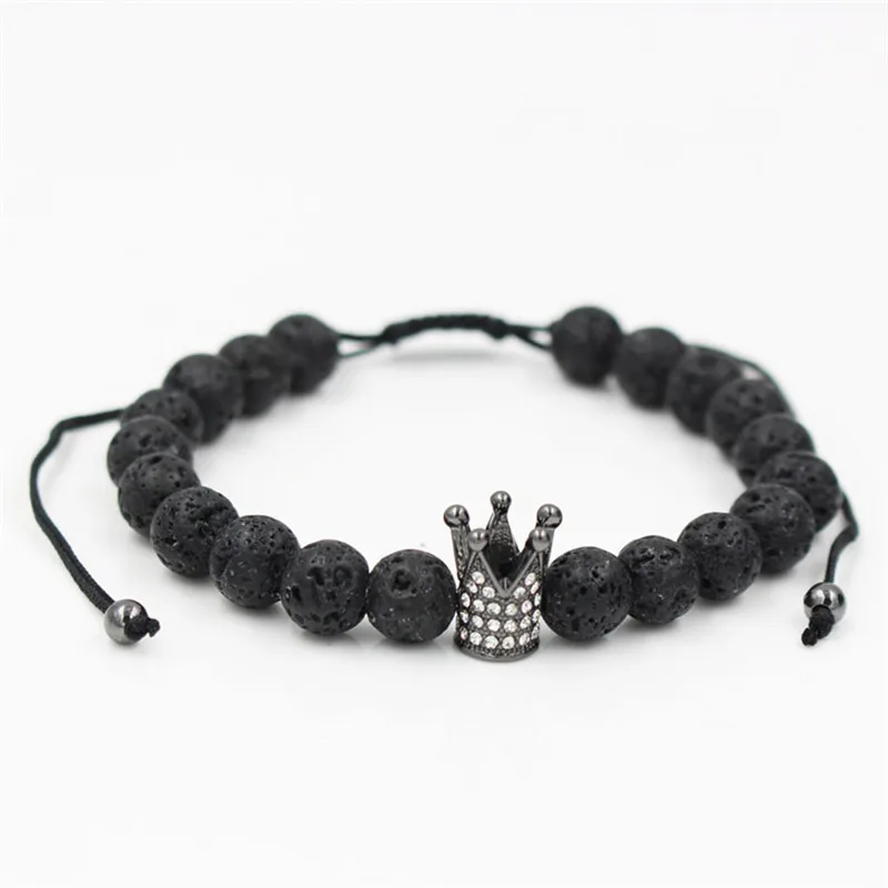 Роскошные микро бусины NADEEM с фианитами хрустальные короны для мужчин