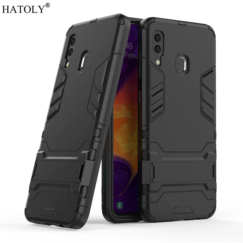 Для Samsung Galaxy A30 Чехол резиновый робот Броня Жесткий ПК задняя крышка телефона для