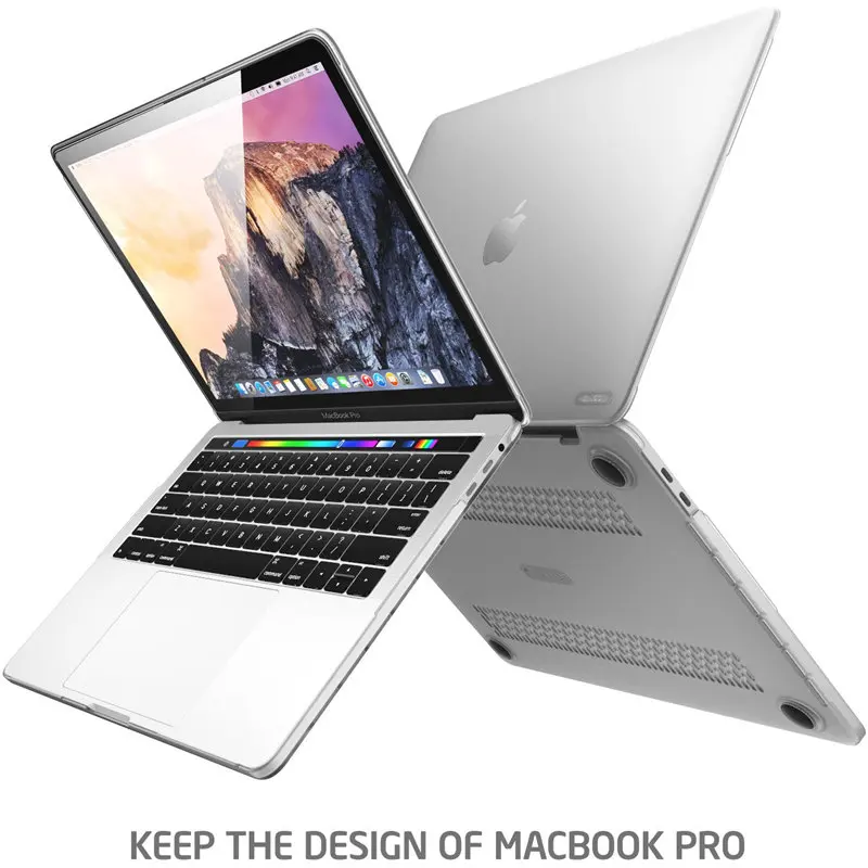 Для MacBook Pro 15 чехол с сенсорной панелью/Touch ID() A1990/A1707 i-Blason тонкий морозный жесткий чехол+ ТПУ бампер