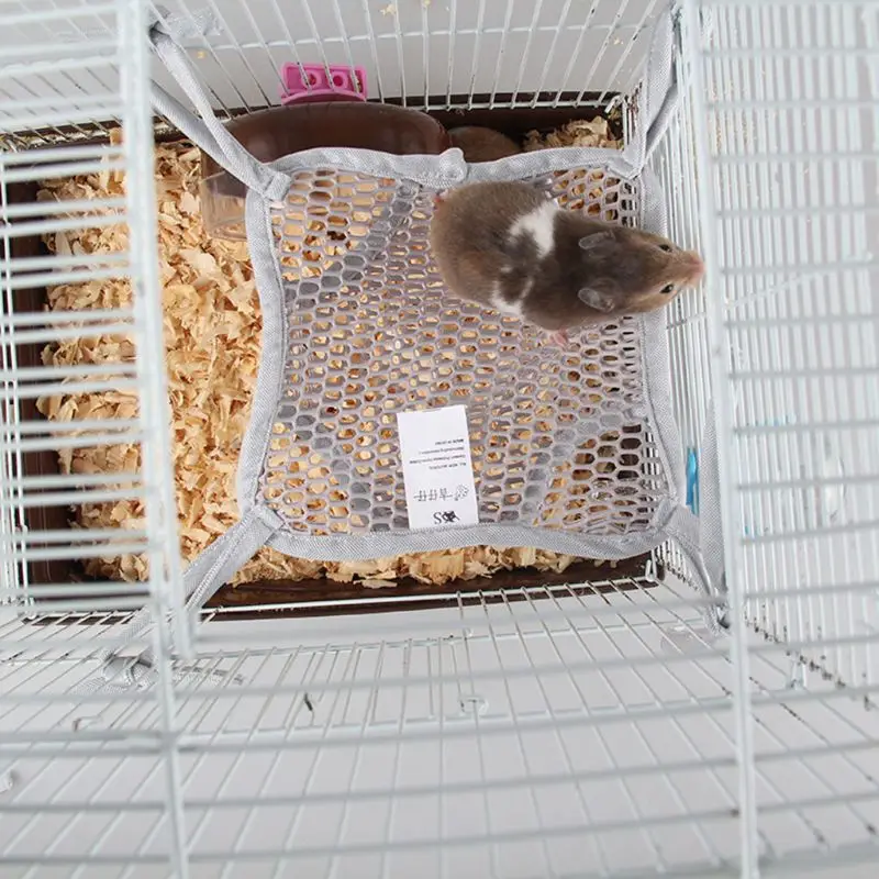 Переноска для хомяка подвесная сетка спальный подстилка-кровать крыса игрушки-качели для мелких животных Шиншилла