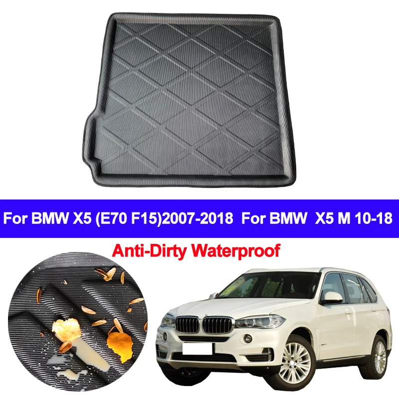 Автомобильный коврик для заднего багажника поднос груза протектор пола BMW X5 (E70 F15)
