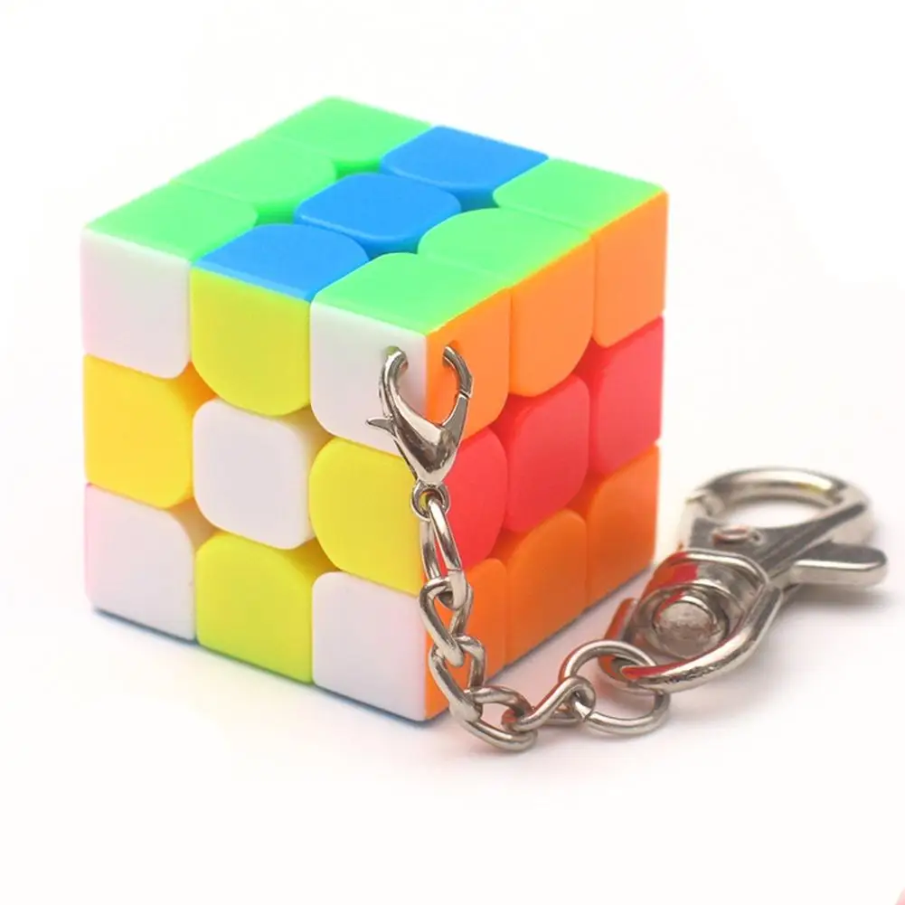 LeadingStar 3x3x3 3 см мини маленькая Магическая головоломка кубическая цепочка для