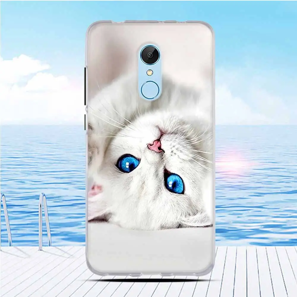 Soft TPU Coque For Xiaomi Redmi 5 Case Cover Painted Silicone Phone Back FOR Cases | Мобильные телефоны и аксессуары