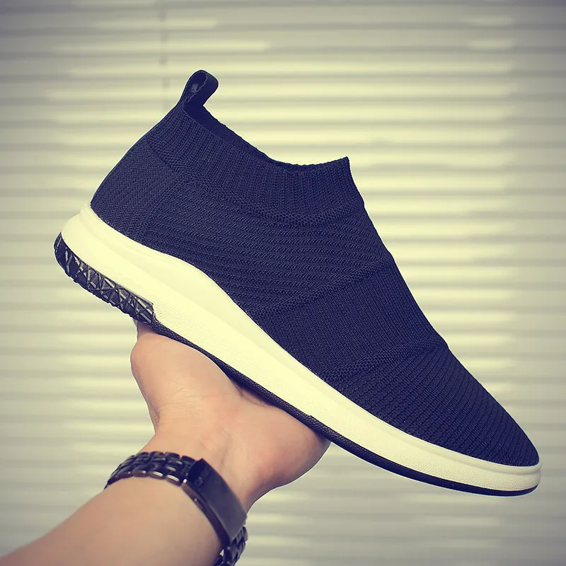 Flywire Socks Shoes Running for Men Breathable Slip-On Sneakers Air Mesh Sport Light Durable Sheos | Спорт и развлечения