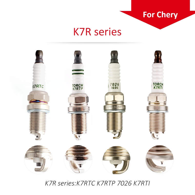 4 шт./лот китайские оригинальные свечи зажигания K7R серии для Chery A1 1 3 A5 6 2 0 BONUS 5 EASTAR