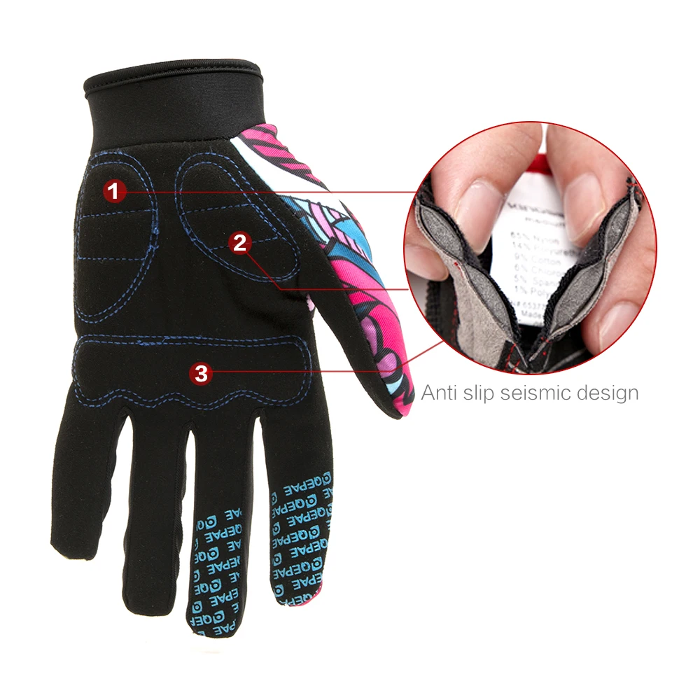 Qepae полный палец мотоциклетные зимние перчатки сенсорный экран Guantes Мото Гонки/лыжи/скалолазание/Велоспорт/езда Спорт Мотокросс перчатки
